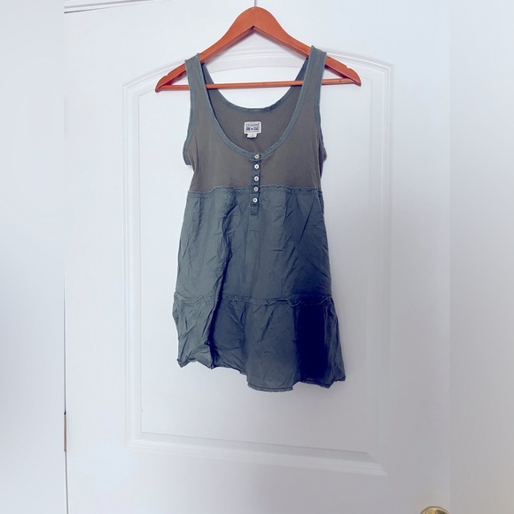 Converse One Star Green Sleeveless Tank